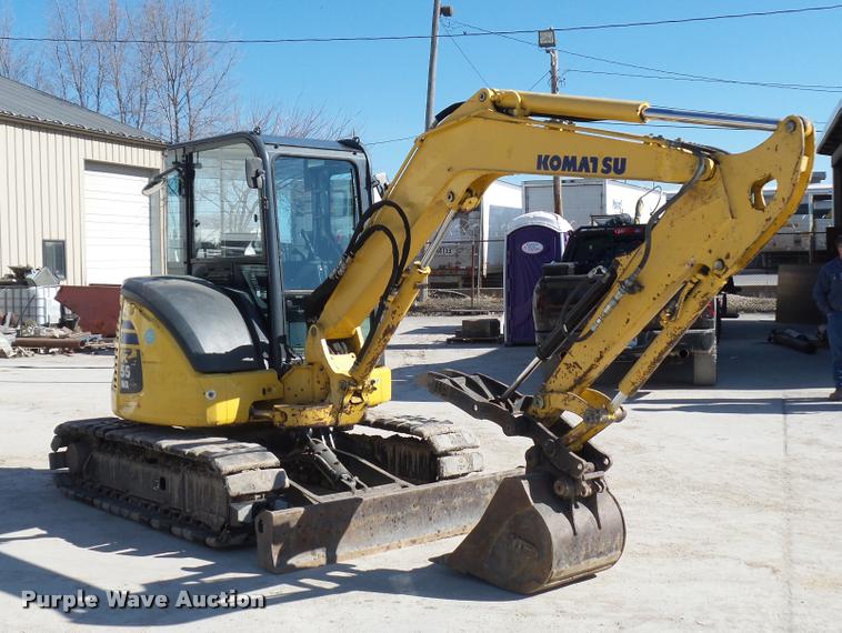 image for item L4584 2009 Komatsu PC55MR-3 compact excavator