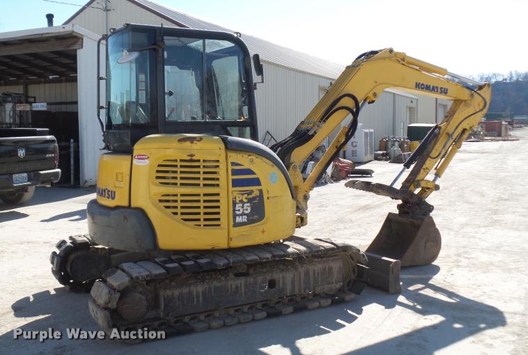 image for item L4584 2009 Komatsu PC55MR-3 compact excavator
