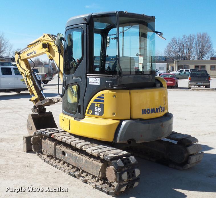 image for item L4584 2009 Komatsu PC55MR-3 compact excavator