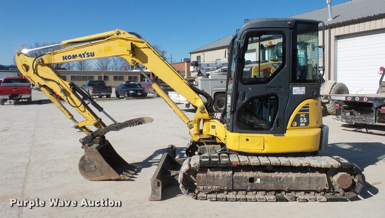 image for item L4584 2009 Komatsu PC55MR-3 compact excavator