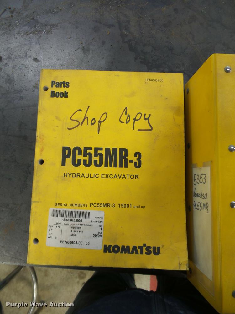 image for item L4584 2009 Komatsu PC55MR-3 compact excavator