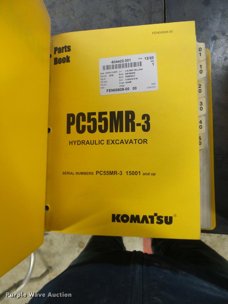 image for item L4584 2009 Komatsu PC55MR-3 compact excavator