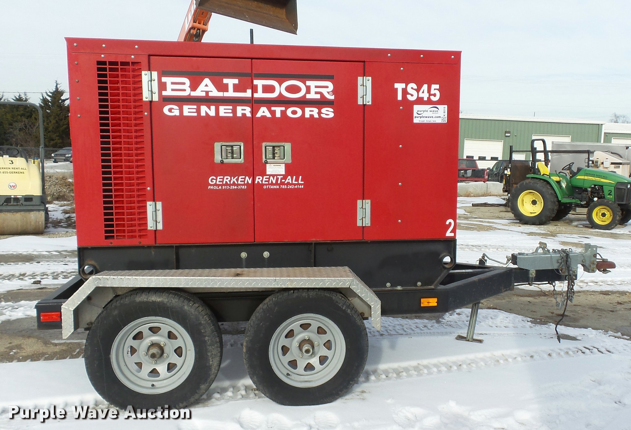 Baldor TS45 generator in Paola, KS Item K8019 sold Purple Wave