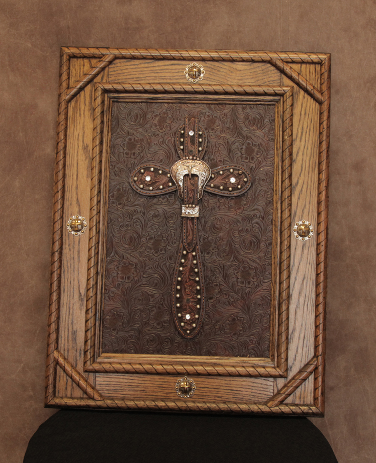 image for item DL9228 Rugged Cross - Western Framed Art