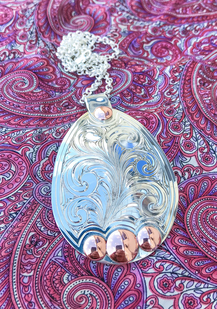 image for item DL9231 Ladies Silver Pendant