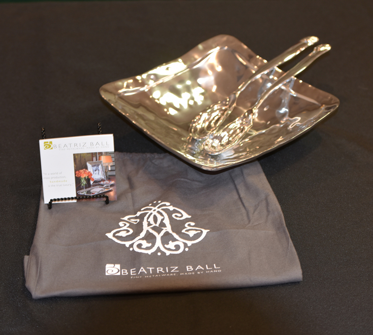 image for item DL9234 Beatriz Ball SOHO Patricia Medium Bowl with Salad Serving Pieces