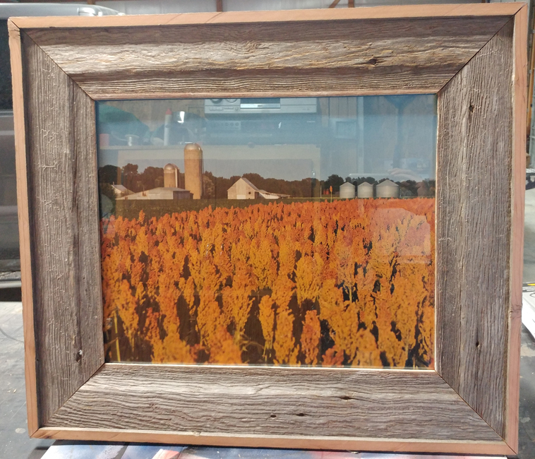 image for item DL9238 BarnWood Framed Print 16x20