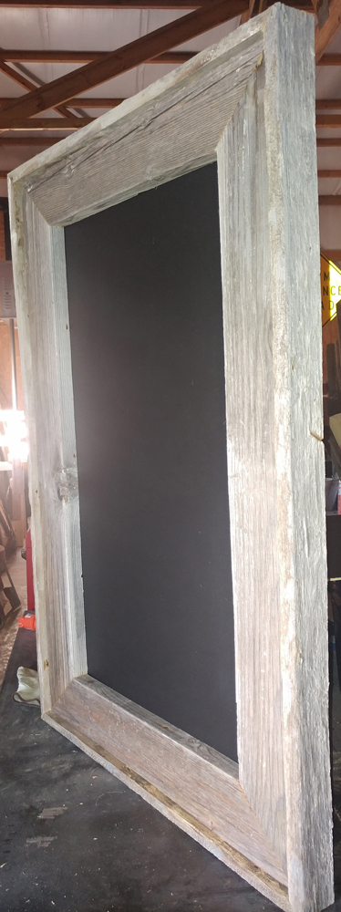 image for item DL9239 BarnWood Framed Chalkboard 16x30