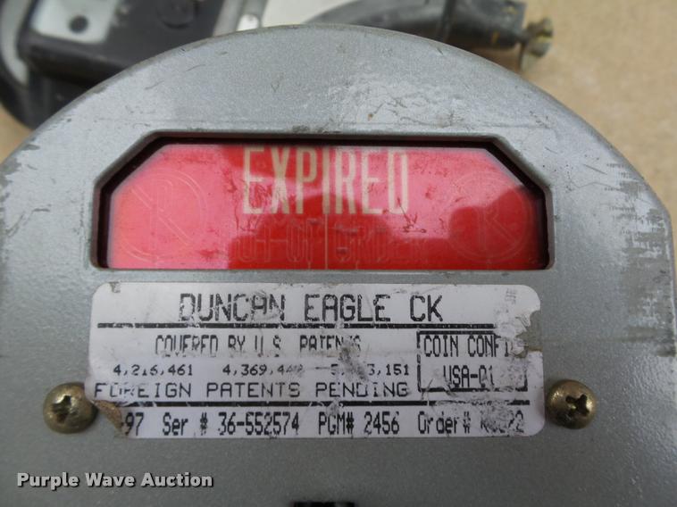 image for item AP9297 (58) Duncan Industries Eagle CK parking meters