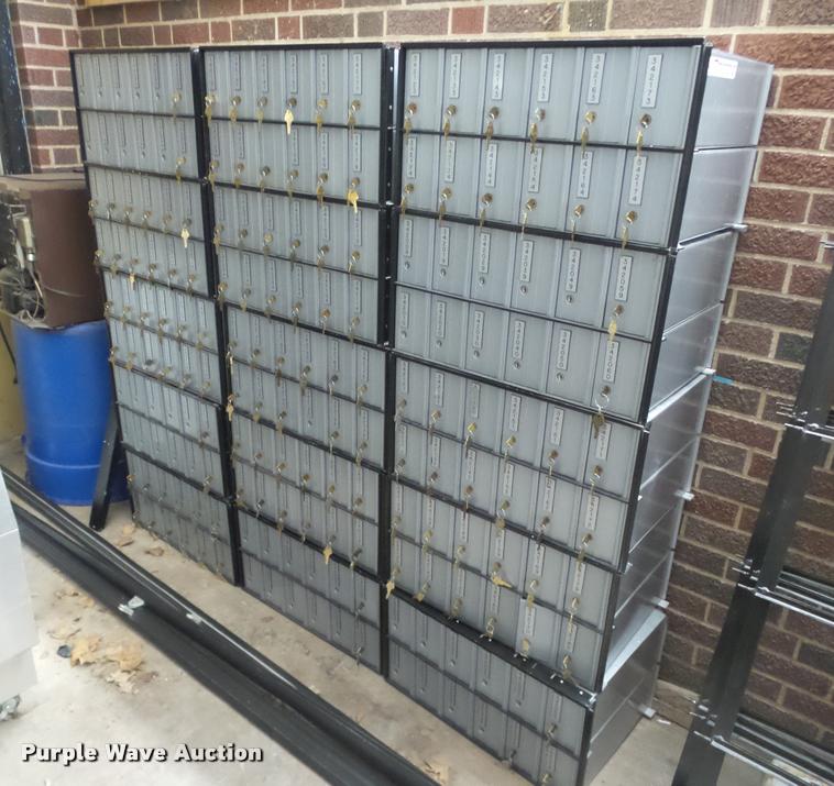 image for item AP9299 (15) Salisbury aluminum 12-unit mailboxes