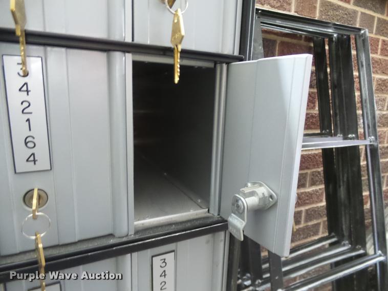 image for item AP9299 (15) Salisbury aluminum 12-unit mailboxes