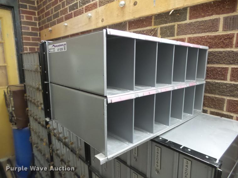 image for item AP9299 (15) Salisbury aluminum 12-unit mailboxes