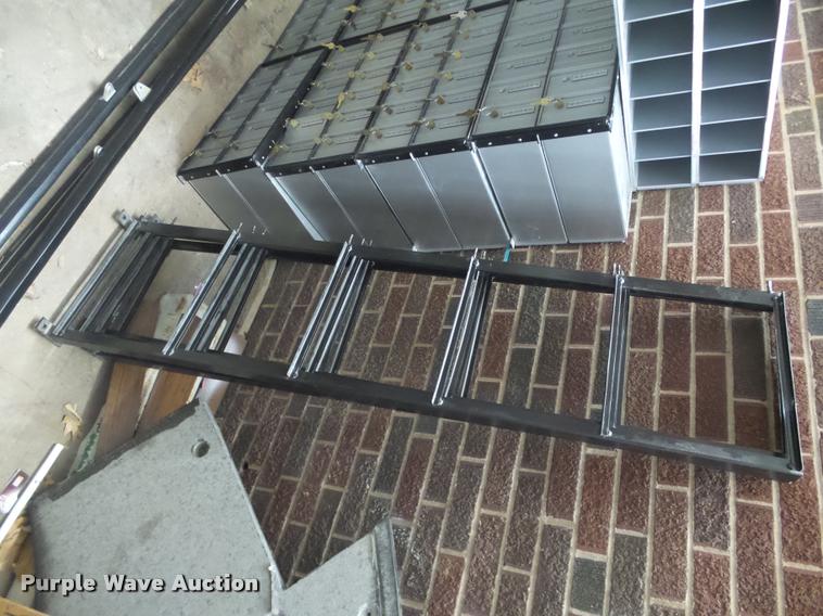 image for item AP9299 (15) Salisbury aluminum 12-unit mailboxes