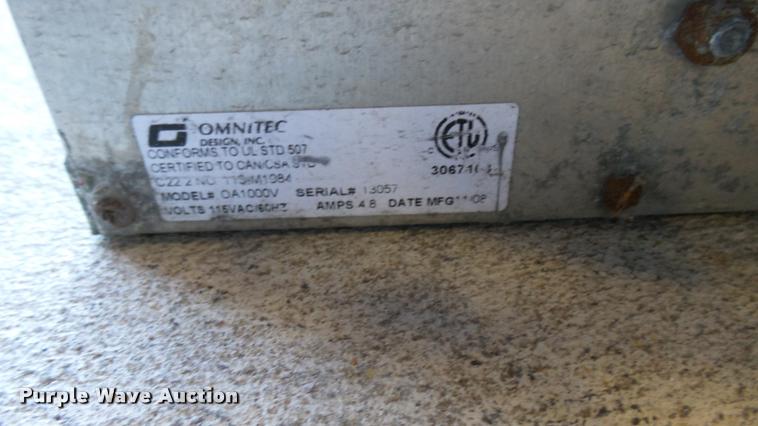 image for item AT9549 Mintie Omniaire 1000V hepa air filtration system