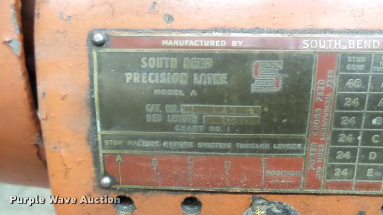 image for item AT9553 South Bend lathe