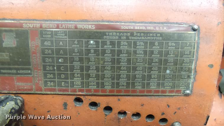 image for item AT9553 South Bend lathe