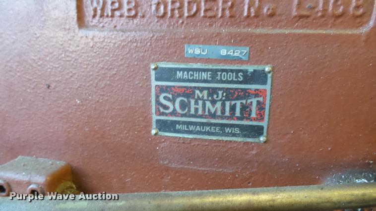 image for item AT9554 MJ Schmitt milling machine