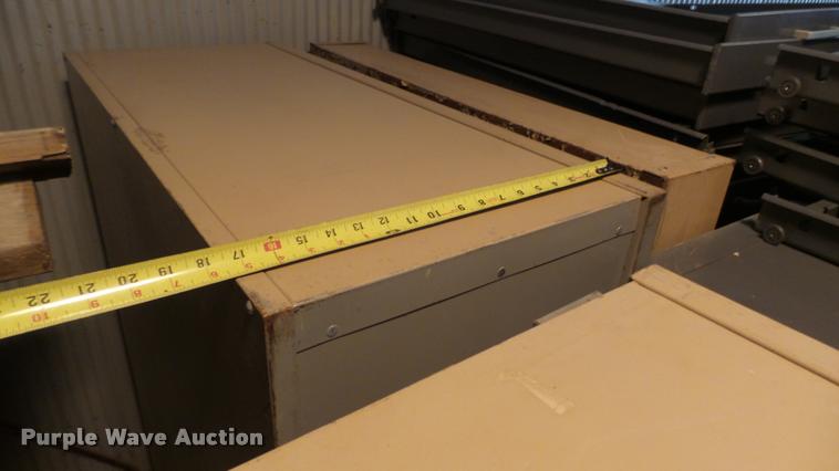 image for item AX9379 (2) stackable metal map cases