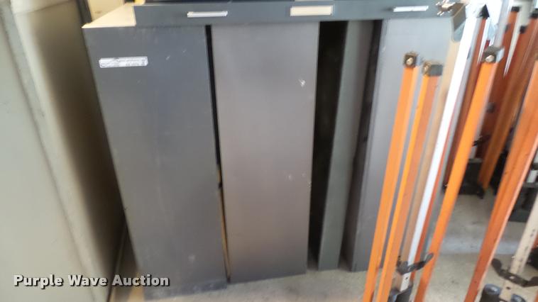 image for item AX9379 (2) stackable metal map cases