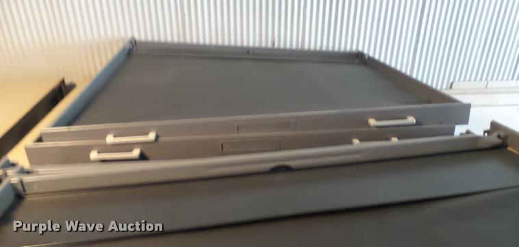 image for item AX9379 (2) stackable metal map cases