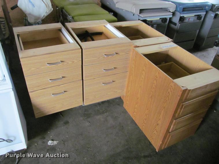 image for item BT9011 (4) wood storage cabinets
