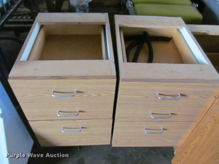 image for item BT9011 (4) wood storage cabinets