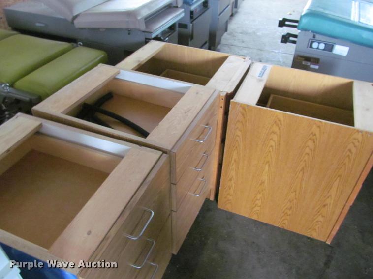 image for item BT9011 (4) wood storage cabinets