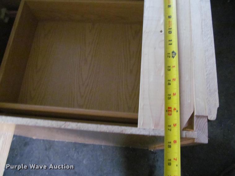 image for item BT9011 (4) wood storage cabinets