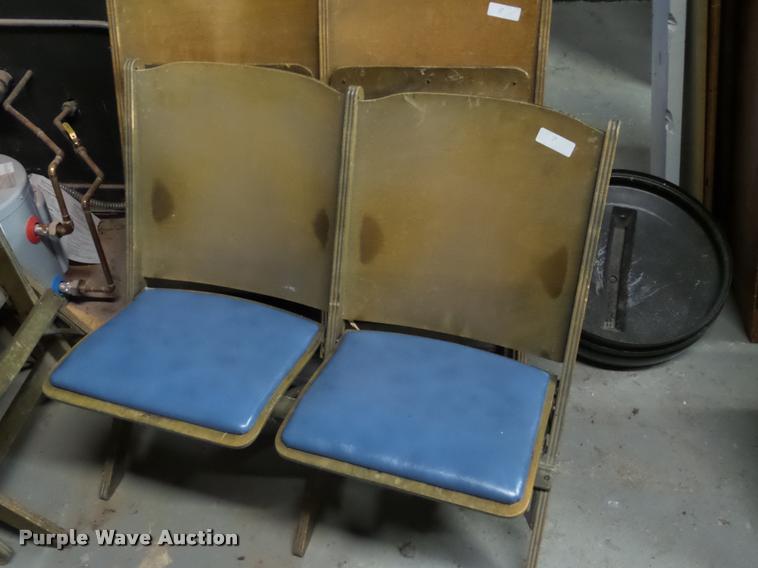 image for item BT9049 (11) double wood folding chairs