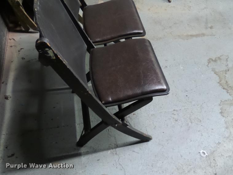 image for item BT9049 (11) double wood folding chairs