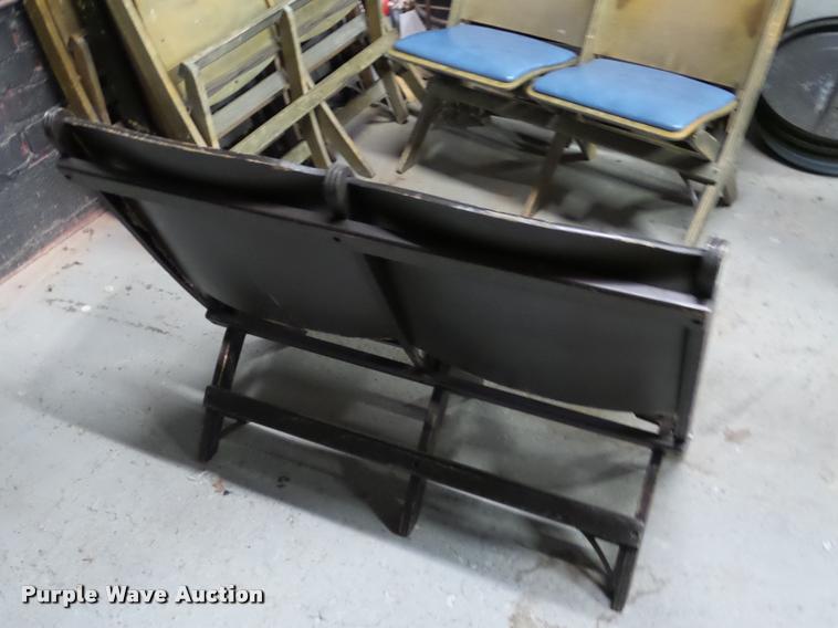 image for item BT9049 (11) double wood folding chairs