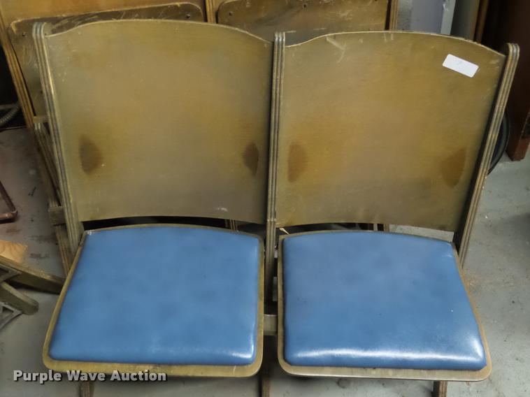 image for item BT9049 (11) double wood folding chairs