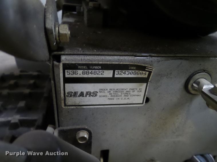 image for item BT9059 Craftsman Trac-Lus snow blower