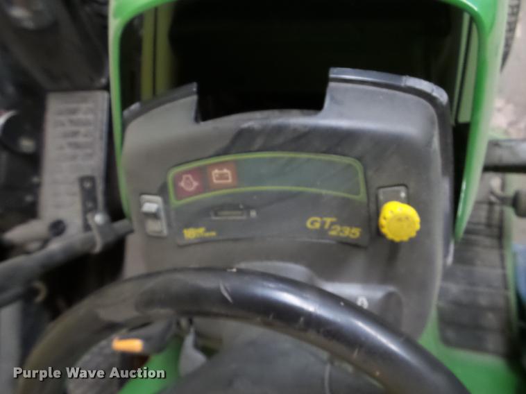image for item BT9060 John Deere GT235 lawn mower