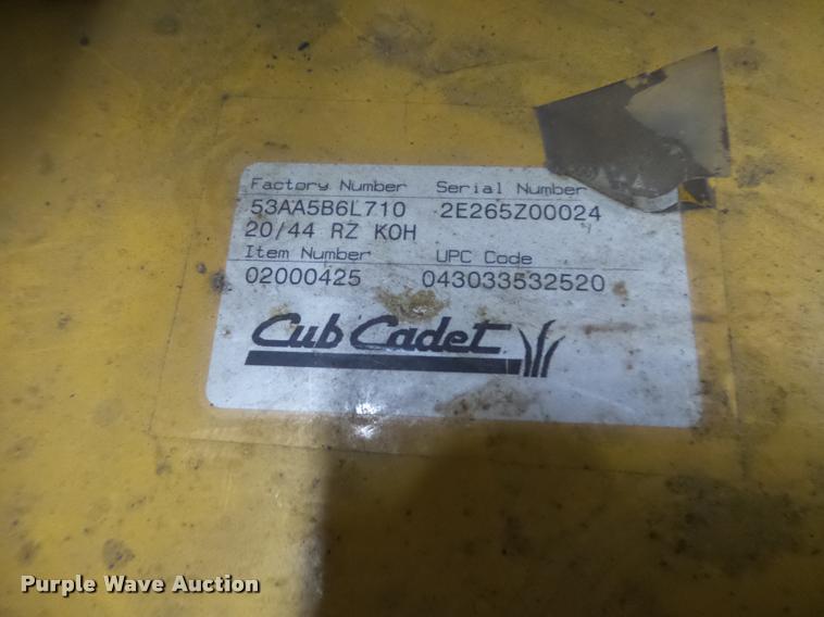 image for item BT9062 Cub Cadet Z-Force lawn mower