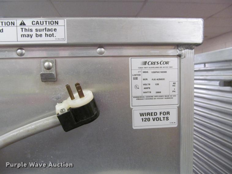 image for item BT9133 (2) CresCor warming cabinets