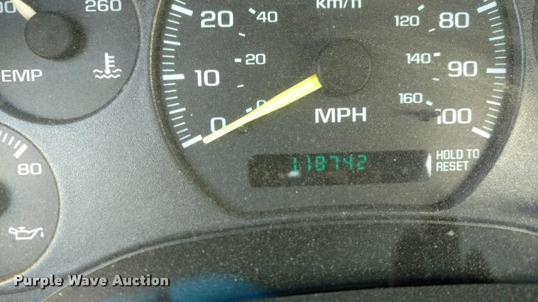 image for item BU9894 2001 Chevrolet S10 pickup truck