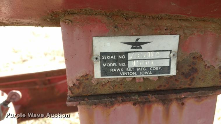 image for item BU9896 Hawk-bilt honey wagon