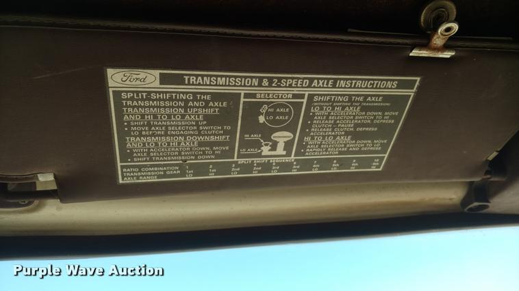 image for item BU9902 1980 Ford F800 dump truck