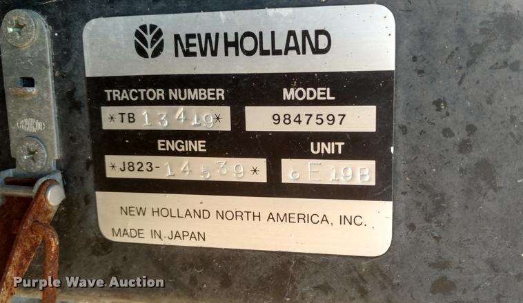 image for item BU9903 1989 New Holland CM274 lawn mower