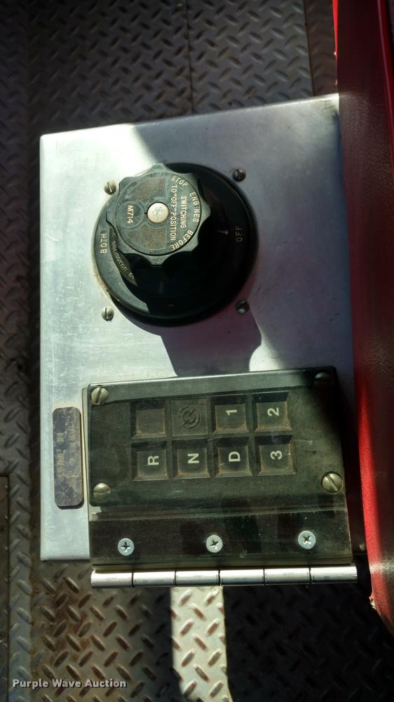 image for item BU9911 Seagrave fire truck