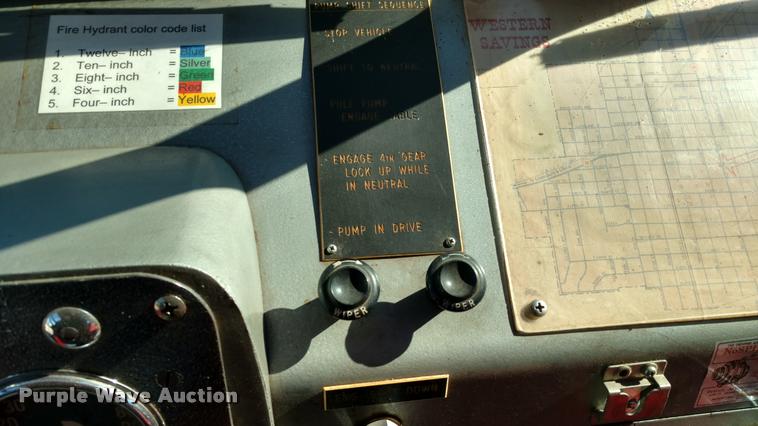 image for item BU9911 Seagrave fire truck