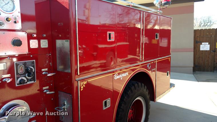 image for item BU9912 Seagrave fire truck