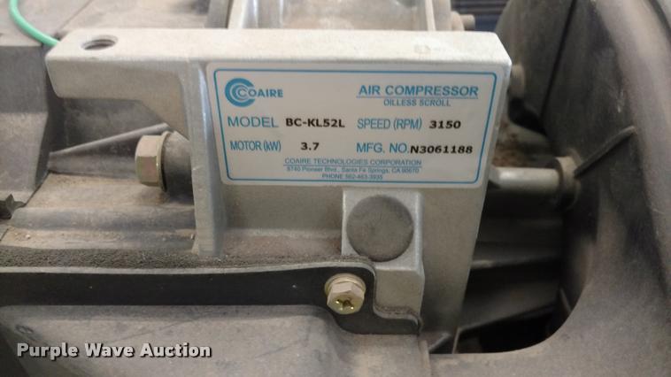 image for item BU9915 (2) Coaire booster compressor pumps