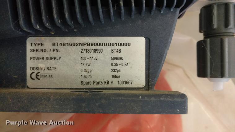 image for item BU9917 (2) Prominent chemical feed pumps