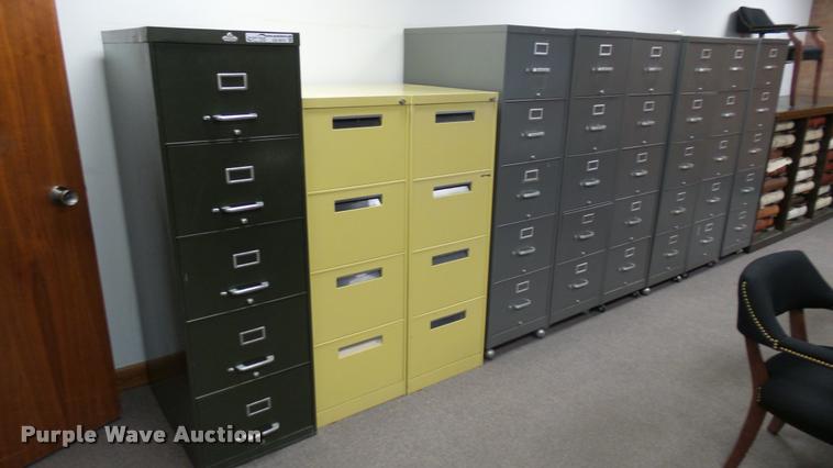 image for item CB9570 (9) filing cabinets