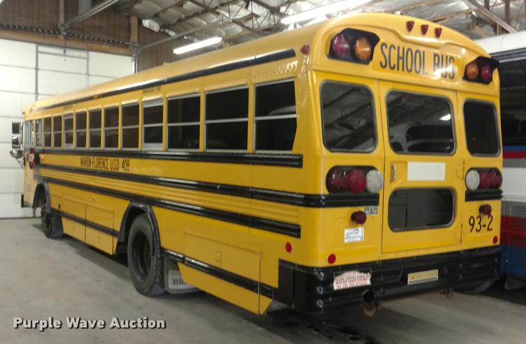 image for item DA5506 1993 Blue Bird TC2000 school bus