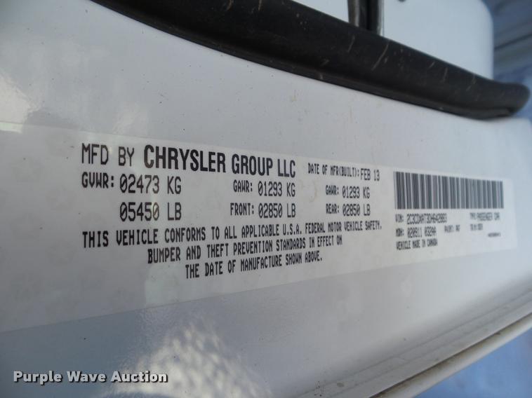 image for item DA7542 2013 Dodge Charger Police