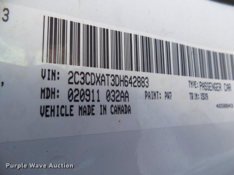 image for item DA7542 2013 Dodge Charger Police