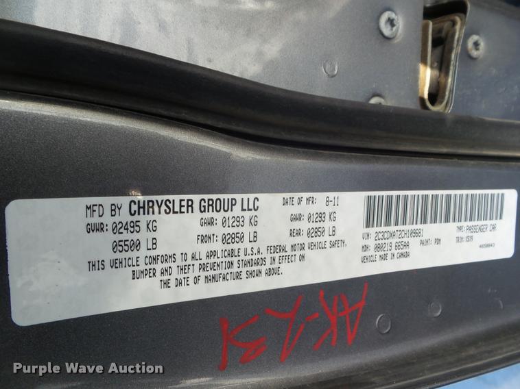 image for item DA7543 2012 Dodge Charger Police